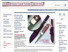 Tablet Screenshot of english-handmade-knives.co.uk